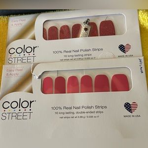 Color Street Real Nail Polish Strips New OS Without tags